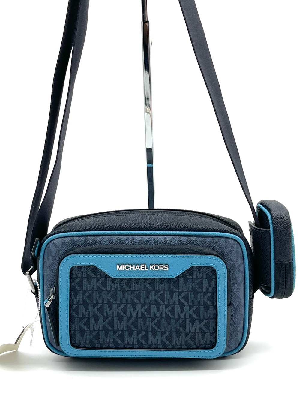Michael Kors Cooper Signature Logo Camera Crossbody Bag With Pouch